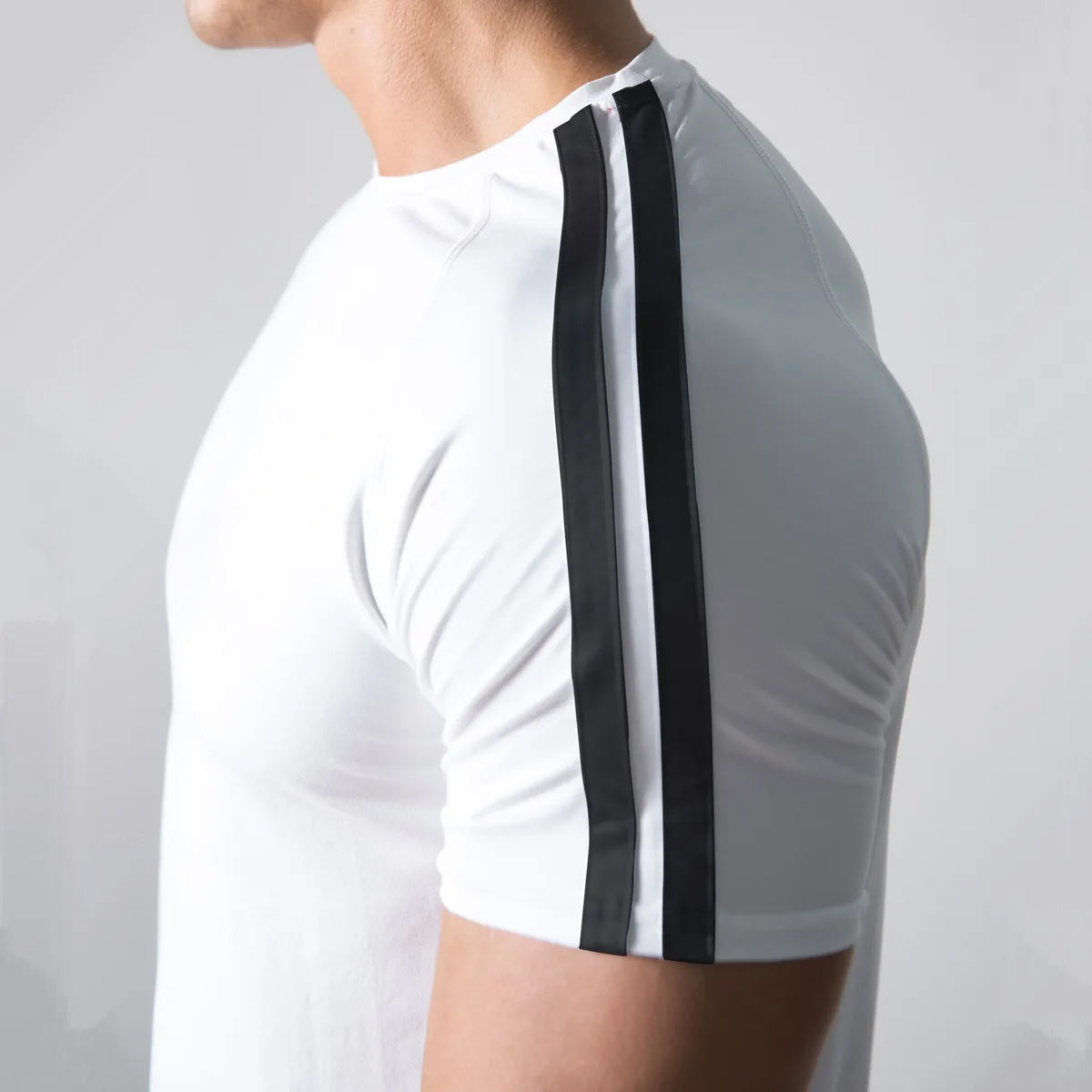 Sculpt Stripe Stretch Tee