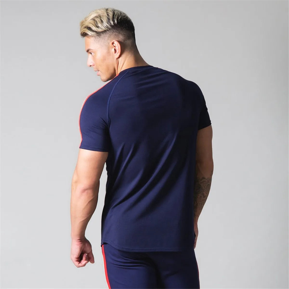 Sculpt Stripe Stretch Tee