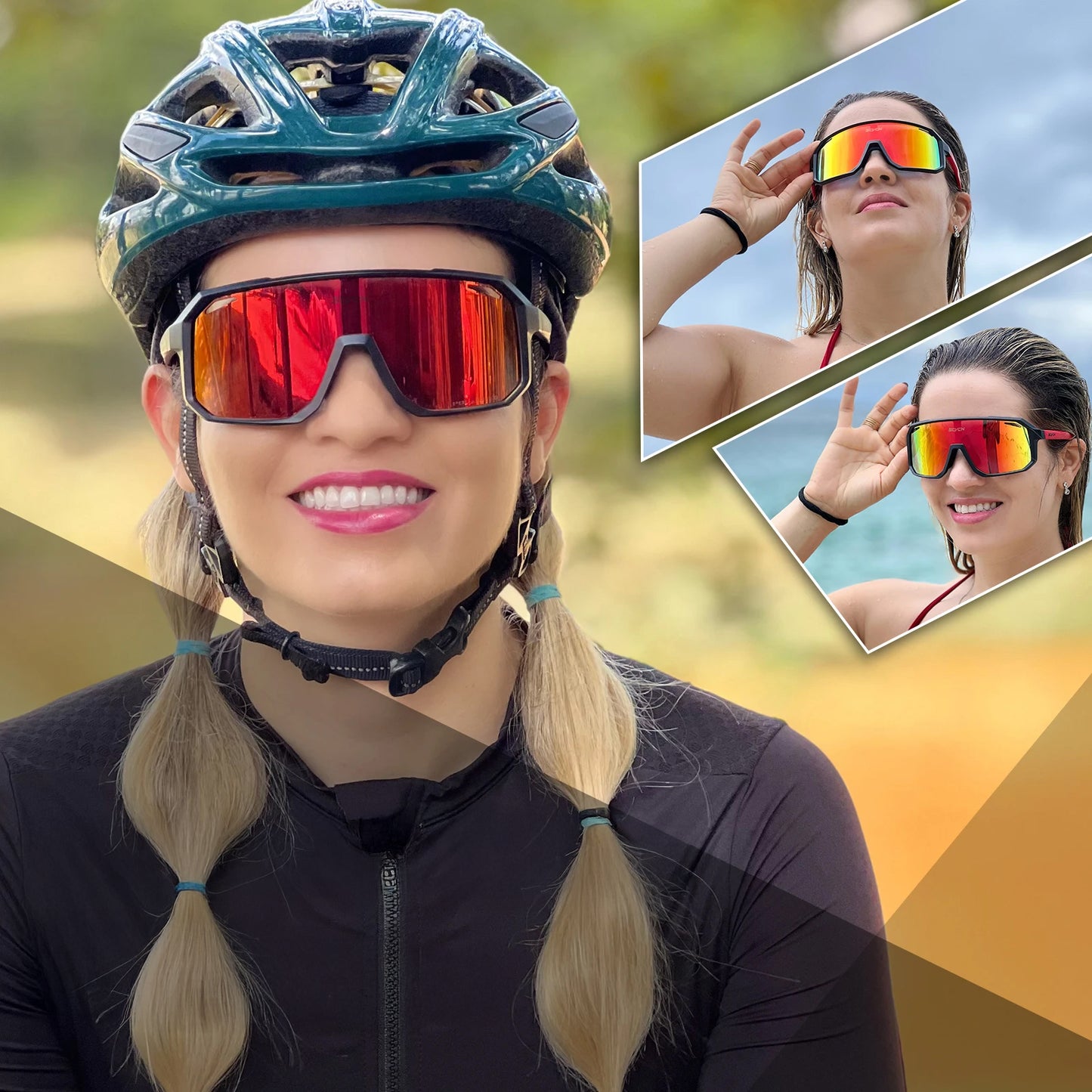 NEBULA SPORTZONNEBRIL – UV400 FIETS & OUTDOOR